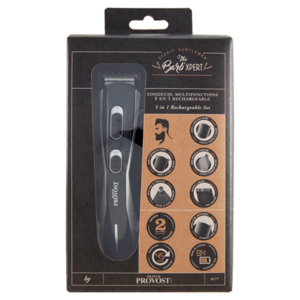 The Barb'Xpert Tondeuse Multifonctions 5 en 1 Rechargeable