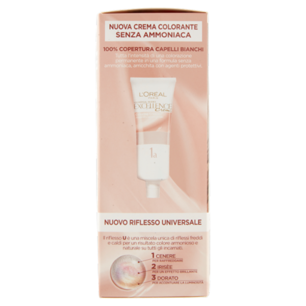 L'Oreal Paris Colorazione permanente senza ammoniaca, Riflesso Universale, Biondo 7U