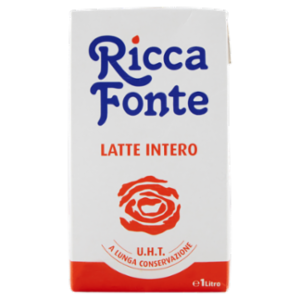 Ricca Fonte Latte Intero U.H.T. a Lunga Conservazione 1 Litro