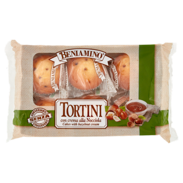 Beniamino Tortini con crema alla Nocciola 6 x 41,7 g