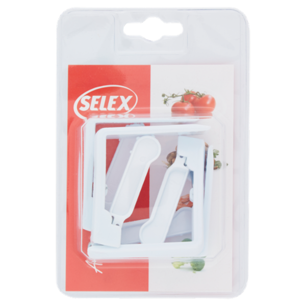 Selex Fermatovaglia con Molla in Plastica 4 pezzi