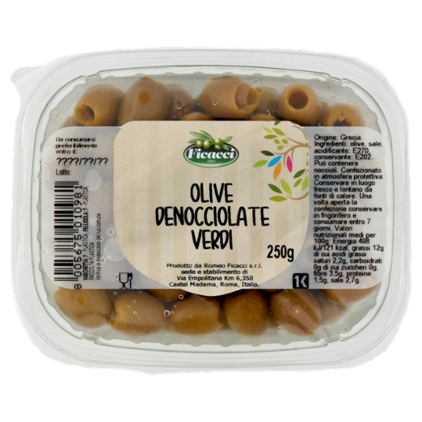 Ficacci Olive Denocciolate Verdi 250 g