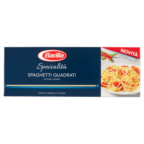 Barilla Pasta Specialità  Spaghetti quadrati 100% Grano Italiano 500 g