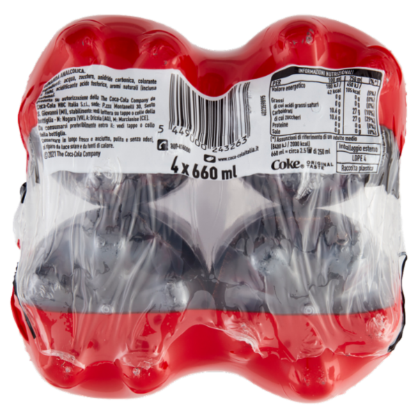 COCA-COLA Original Taste PET 4 x 660 ml