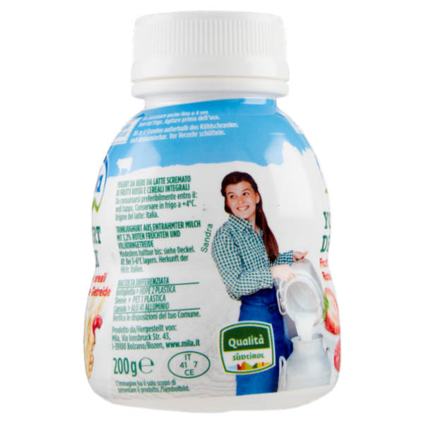 mila Yogurt Drink Frutti rossi - cereali 200 g