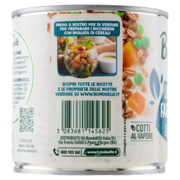 Bonduelle Lenticchie, Farro, Carote e Piselli 300 g