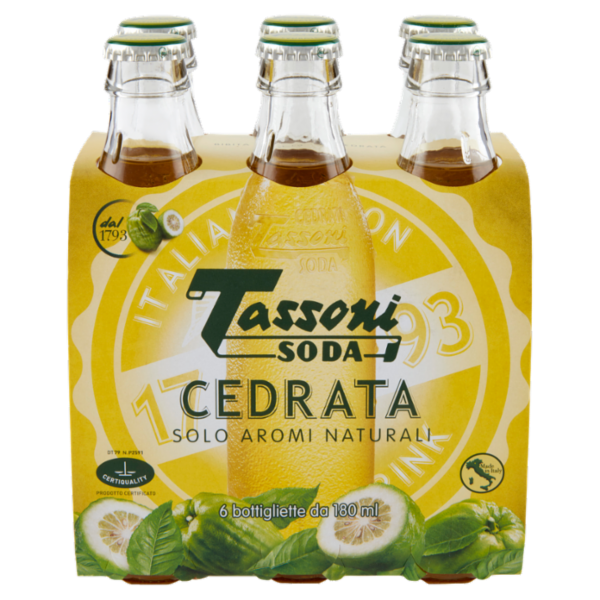Tassoni Cedrata 6 x 180 ml