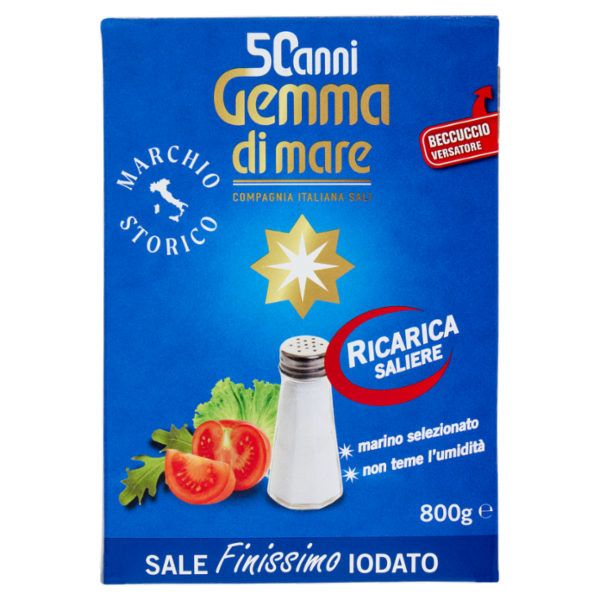 Gemma di mare Sale Finissimo Iodato 800 g