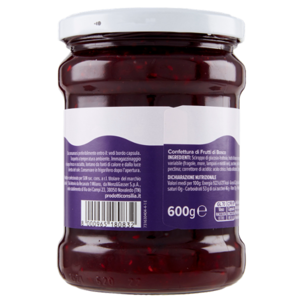 Consilia Confettura di Frutti di Bosco 600 g