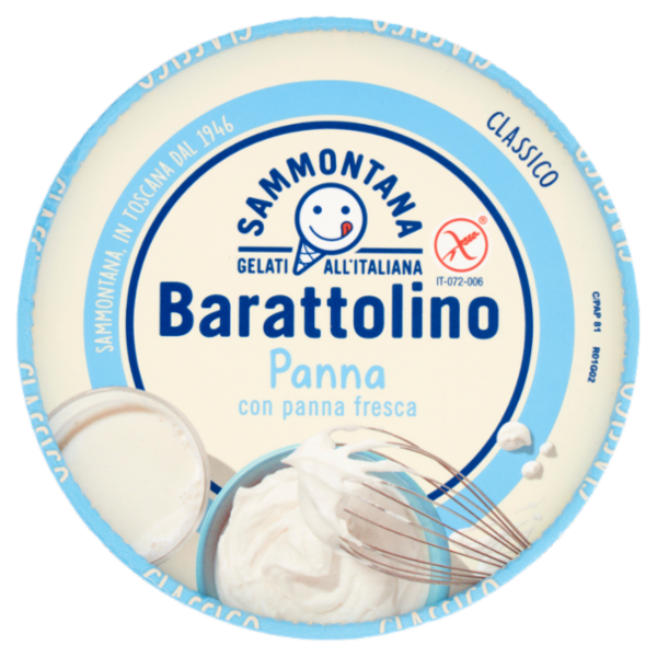 Sammontana Barattolino Classico Panna 500 g