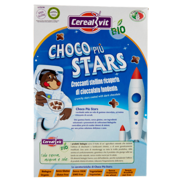 Cerealvit Bio Choco Più Stars 375 g