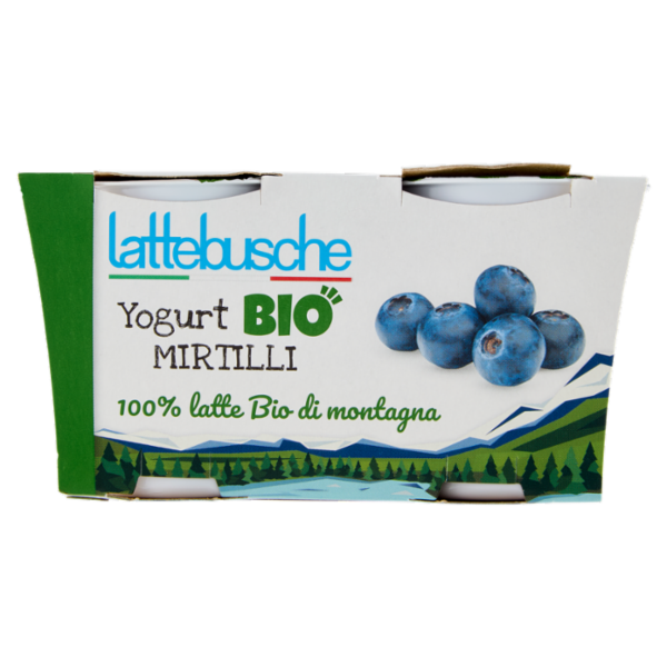 lattebusche Yogurt Bio Mirtilli 2 x 125 g