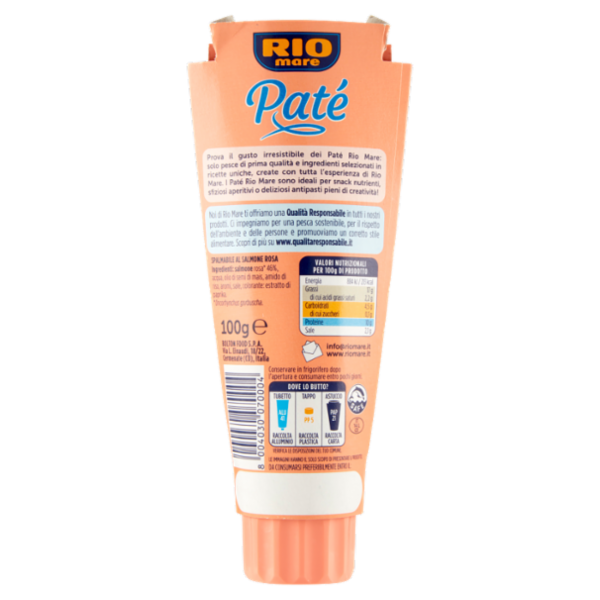 Rio mare Patè Salmone Rosa 100 g