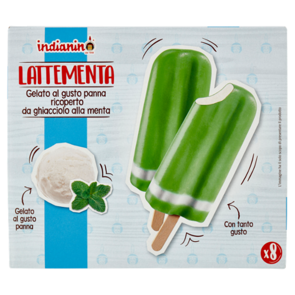indianino Latte Menta 8 x 60 g