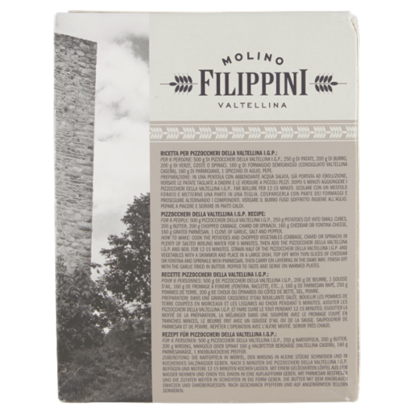 Molino Filippini Pizzoccheri della Valtellina I.G.P. 500 g