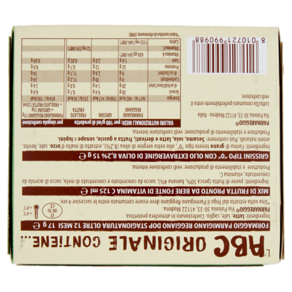 Parmareggio l'ABC Originale con Parmigiano Reggiano