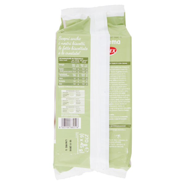 Selex Croissant con Crema Pasticcera 6x45 g