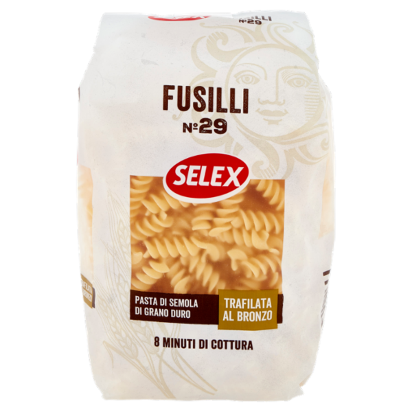 Selex Pasta di Semola Trafilata al Bronzo Fusilli 500 g