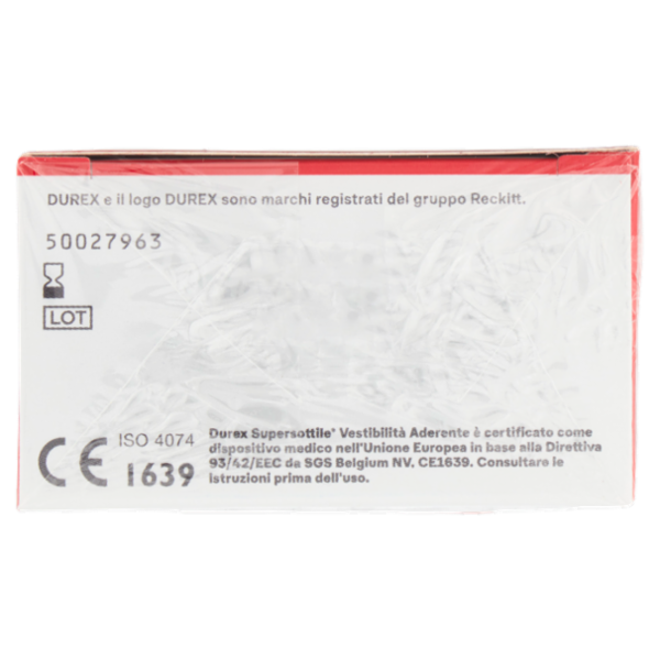 Durex Settebello Super Sottile Preservativi ad Alta Sensibilità , 10 Profilattici