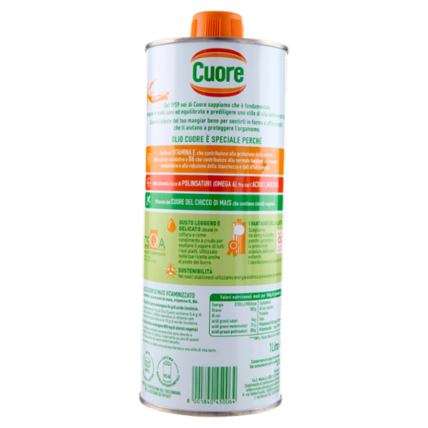 Cuore olio di mais 1 Litro