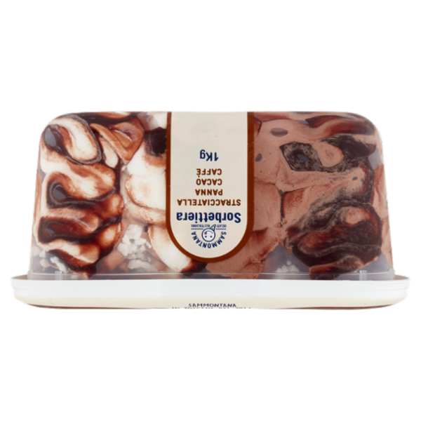 Sammontana Sorbettiera Stracciatella, Panna, Cacao, Caffè 1 Kg