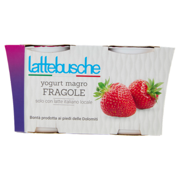 lattebusche yogurt magro Fragole 2 x 125 g