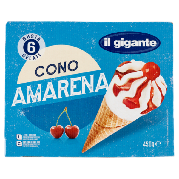 IL GIGANTE Cono Amarena 6 x 75 g