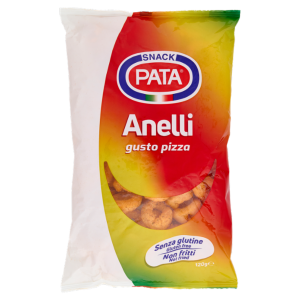 Pata Speedy Roll Anelli di Mais Gusto Pizza 120 g