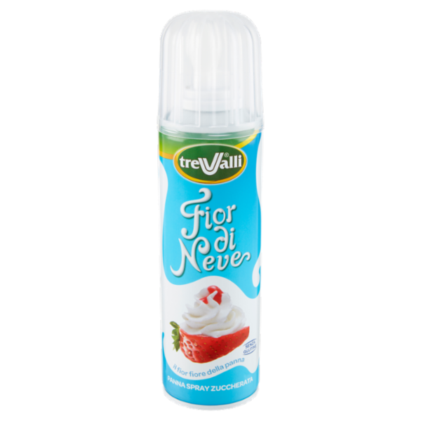 treValli Fior di Neve Panna Spray Zuccherata 250 g