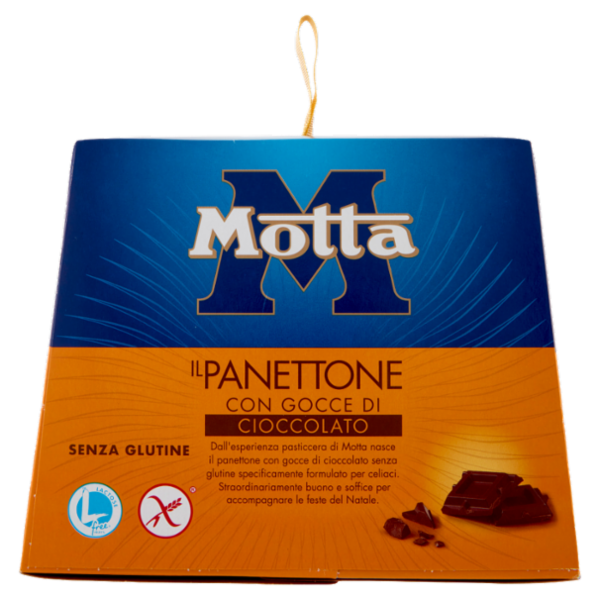 Motta il Panettone con Gocce di Cioccolato Senza Glutine 400 g