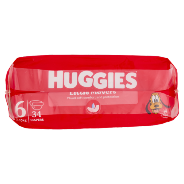 Huggies ultra comfort Pannolini 6 15-30 Kg 34 pz
