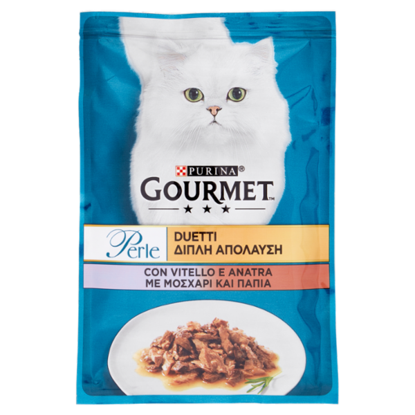 PURINA GOURMET Perle Duetti con Vitello e Anatra 85 g