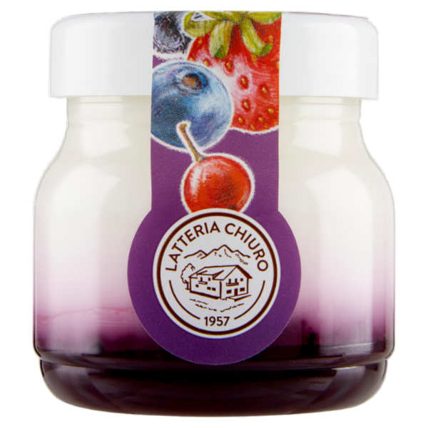 AlpiYò Valtellina Yogurt di Montagna con Confettura Extra di Frutti di Bosco 125 g