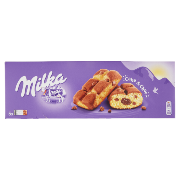 Milka Cake & Ciok, merendine soffici al cioccolato al latte - 175g