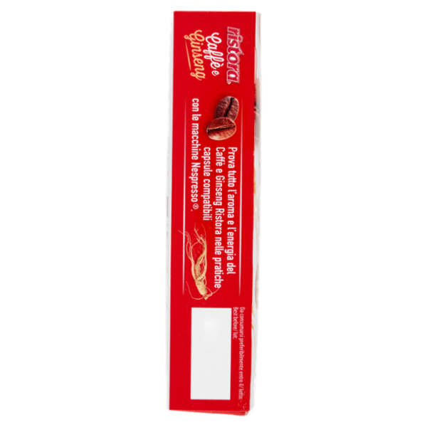 ristora Caffè e Ginseng capsule compatibili con macchine Nespresso* 10 x 7,5 g