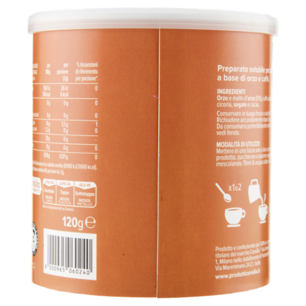Consilia Orzo & Caffè Solubile 120 g