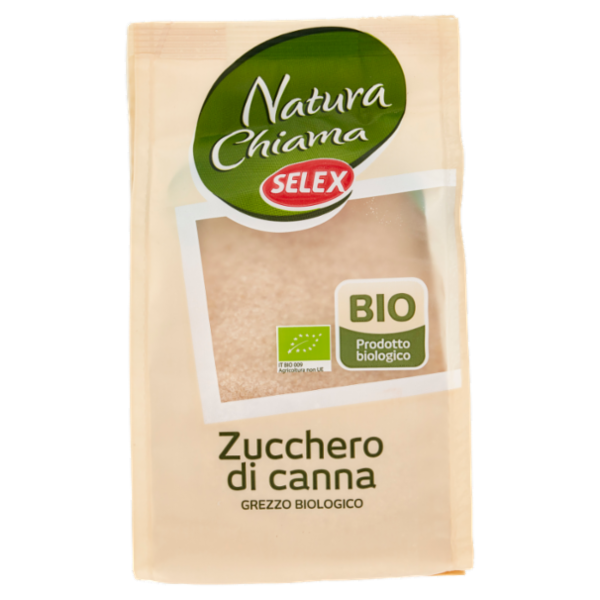 Selex Natura Chiama Zucchero di Canna Grezzo Biologico 500 g