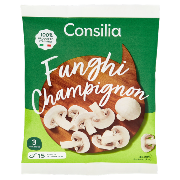 Consilia Funghi Champignon a Fette Surgelati 450 g
