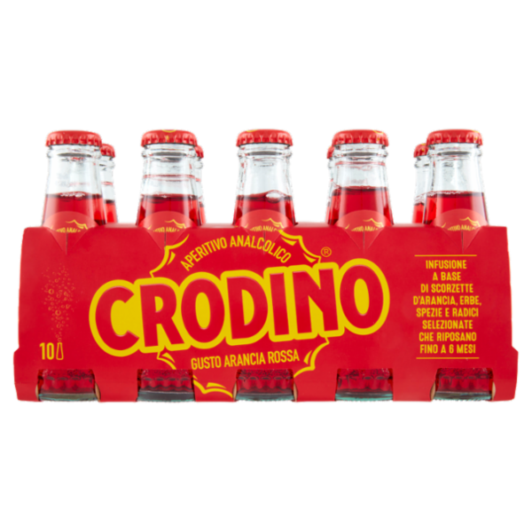 Crodino Gusto Arancia Rossa 10 x 10 cl