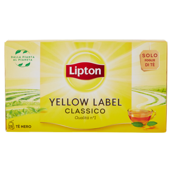 Lipton Yellow Label Classico 25 Filtri 37,5 g