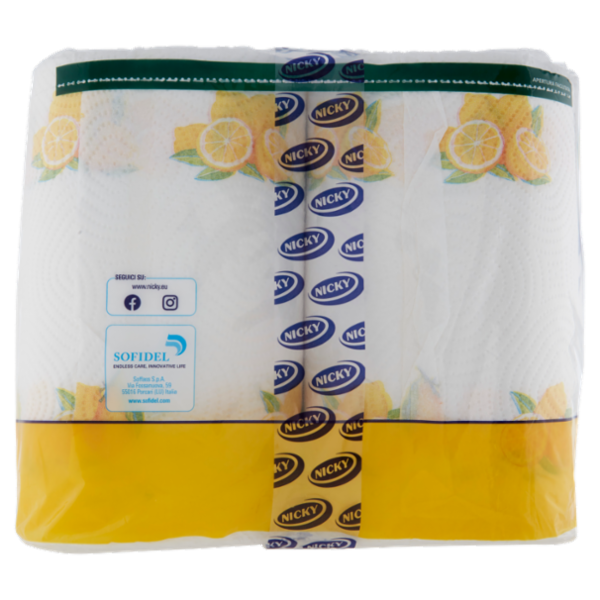 Nicky Limone Carta Cucina 6 pz