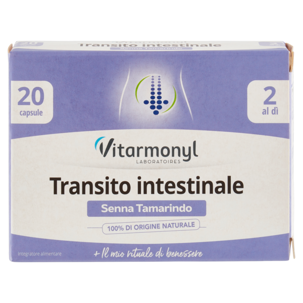 Laboratoires Vitarmonyl Transito intestinale Senna Tamarindo 20 capsule 6,75 g