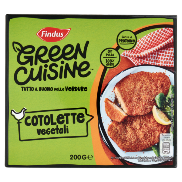 Findus Green Cuisine Cotolette Vegetali 200 g