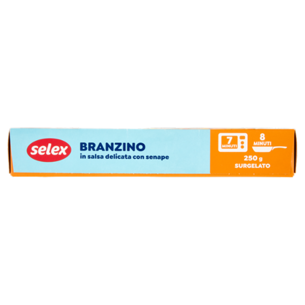 Selex Branzino In Salsa Delicata con Senape Surgelato In Vaschetta 250 g