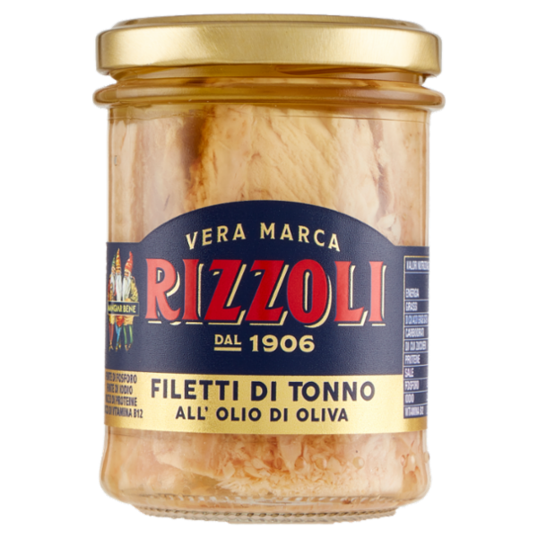 Rizzoli Filetti di Tonno all'Olio di Oliva 200 g