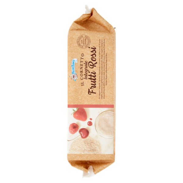 Mulino Bianco Cornetti Integrali Frutti Rossi Merenda con 100% Farina Integrale 6 pezzi 300g