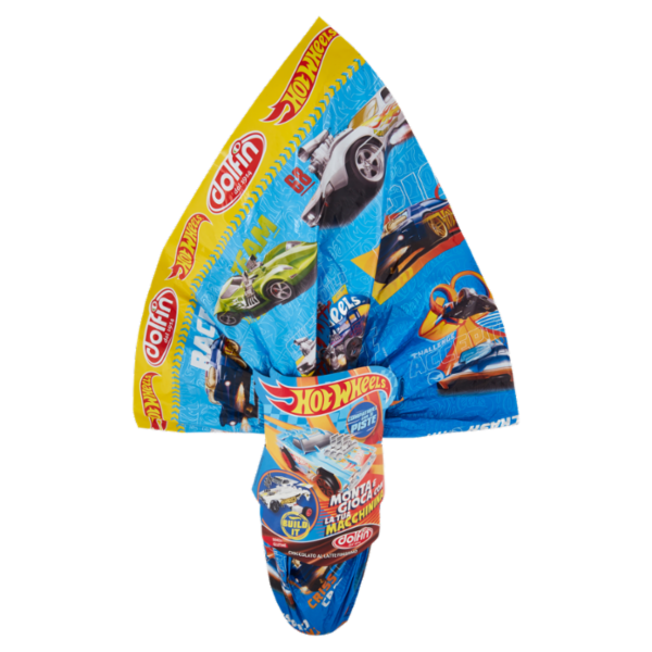 dolfin Uovo di Cioccolato al Latte Finissimo Hot Wheels 220 g