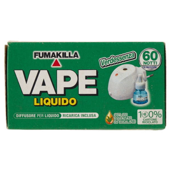 VAPE Elettroemanatore Liquido Verdessenza + Ricarica 36 ml