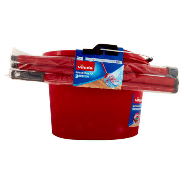 Vileda Supermocio Torsion Power + Manico 3pz + Supermocio 3Action