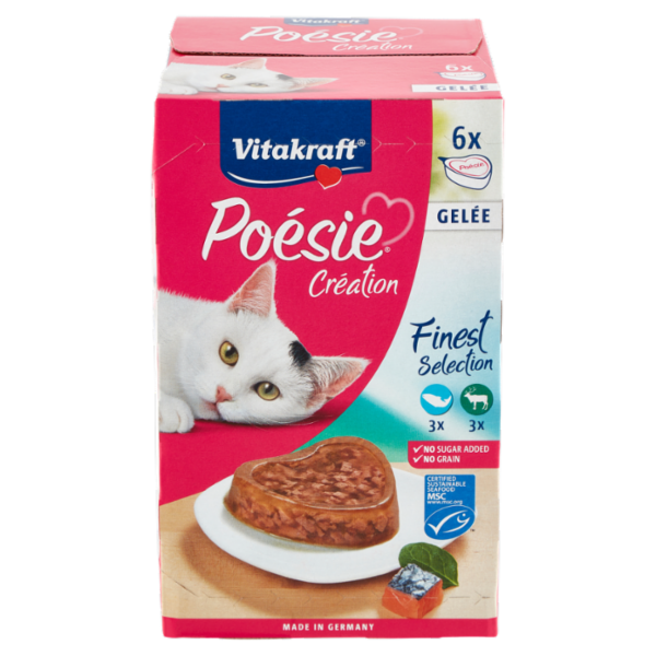 Vitakraft Poésie Création Gelée Finest Selection 6 x 85 g